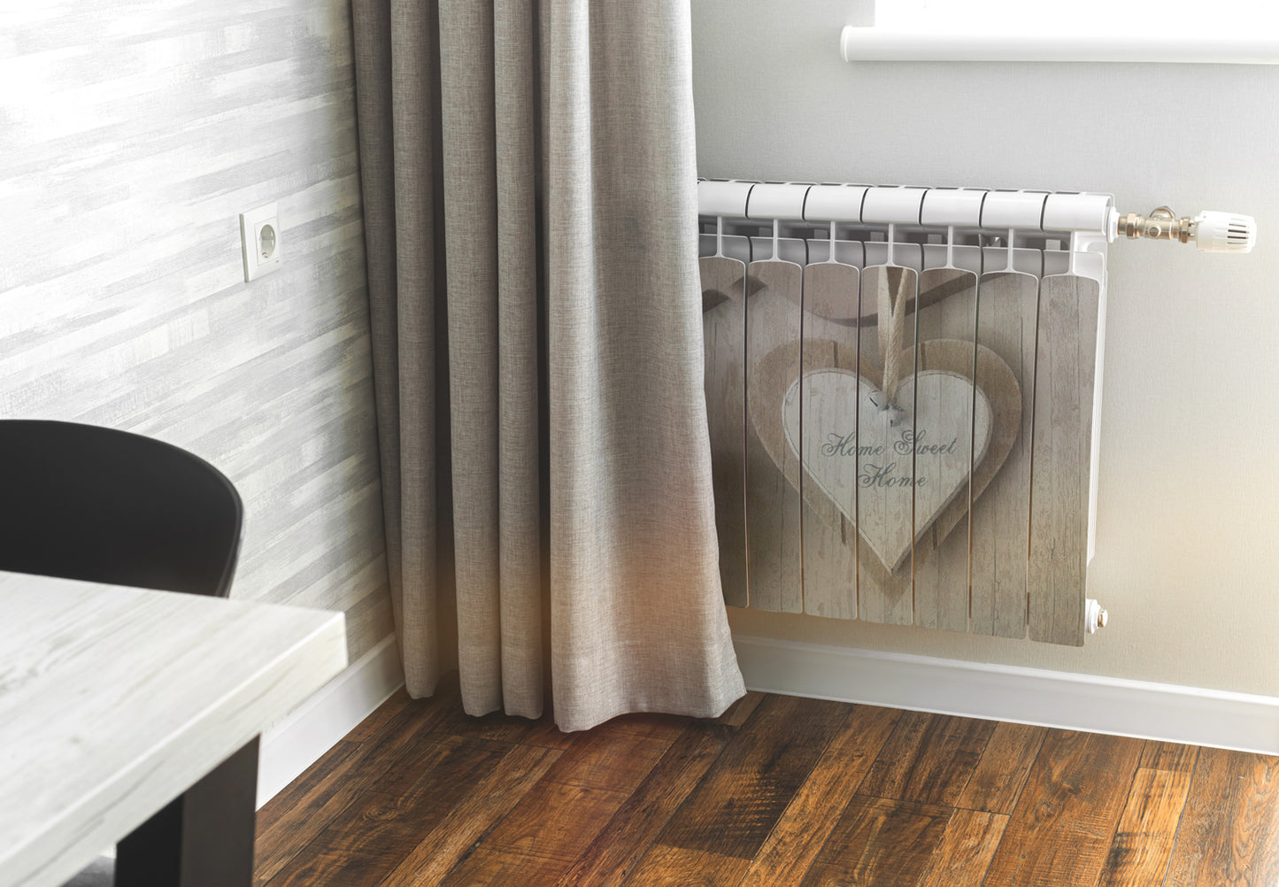 Pellicola adesiva shabby per termosifoni